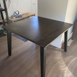 Solid Wood Square Dining Table – 42" x 42", Seats 4