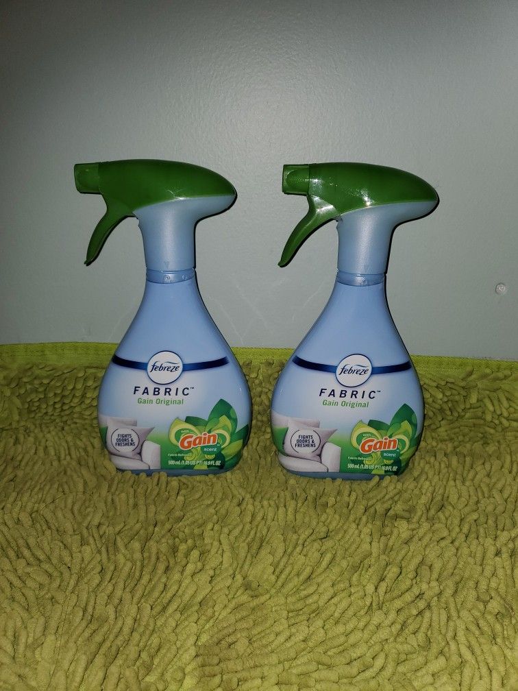 2 Febreze Spray Fabric Gain Scent 16.9oz