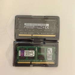 16GB (4x4GB) DDR3 / DDR3L SO-DIMM Laptop RAM — Kingston + Micron
