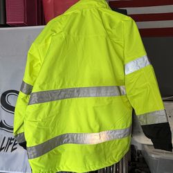  High-Visibility Winter Work Jacket – 3M Thinsulate – Reflective – Size Medium