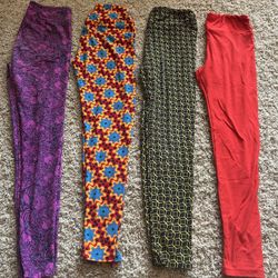 4 Pairs - Lularoe OS Leggings
