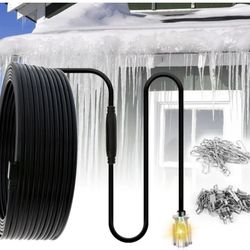 TDRD-F 200 feet Roof & Gutter Snow De-Icing Kit, 5W/ft Heat Tape for Roof and...