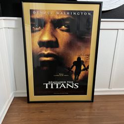 2 Professionally Framed Movie Posters