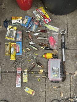 Lots Of Salt/fresh Water Tackle