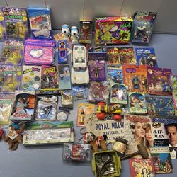 Huge Lot Of Toys Collectibles Action Figures Shirts Vintage Toys 