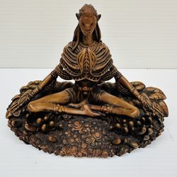 Disney Bronze Meditation Sculpture Navii River Ride Statue