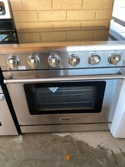 36 wide electric range stove