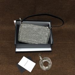 Alexander Wang heiress pouch in crystal mesh