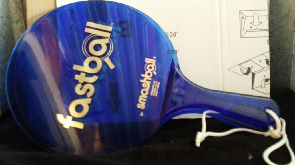 SmashBall pair paddles fast ball sky blue