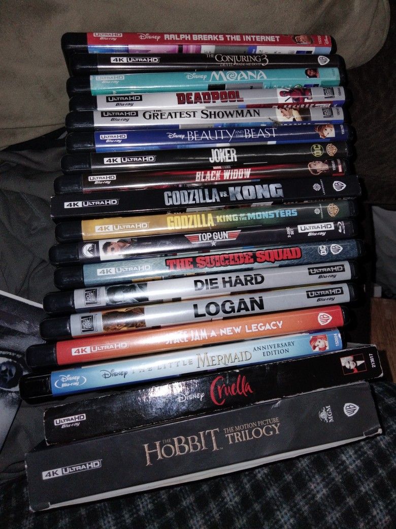 4 K Movie Sale: Fast 9 movie Set And mad max Set $30 Each All Single Title 4ks Are $12.50 Each Or 2 For $20 Or 3 For $25 Or All 20 $120 Or $150 W/Sets