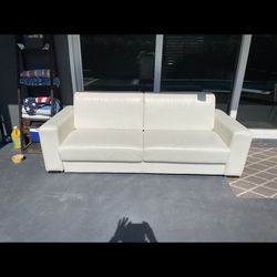 leather sofa bed 