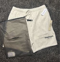 Essentials Fear of God Light Oatmeal Shorts