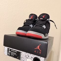 Jordan 4 Bred 2019 Size 9