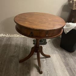 Wood End Table 