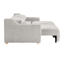 "Serta Gabi 90.2"" Upholstered Queen Size Convertible Sleeper Sofa"