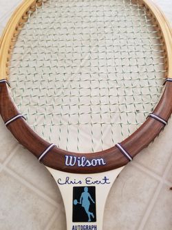 Your choice of wooden tennis rackets