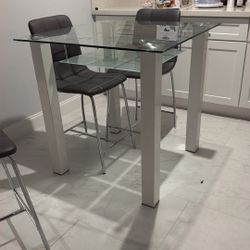 New Glass Table (NO Chairs) 