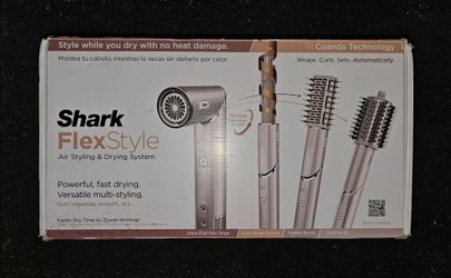 Shark - FlexStyle Air Styling & Drying System, Powerful Hair Blow Dryer and Multi-Styler - Stone Straight & Wavy