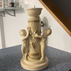 Three Ceramic Candle Holder