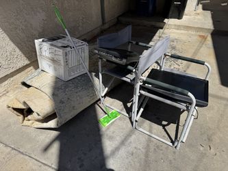 FREE CHAIRS, RUG AND TV'S