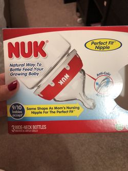 Nuk nipples slow flow for newborns