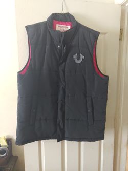 True Religion Vest Men 3X New