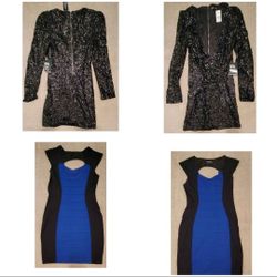 (2) New Womans Size 4, Express Brand, Dresses