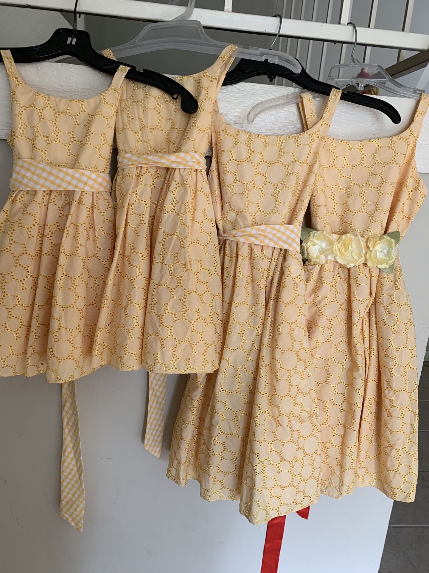 4 flower girl/summer dresses