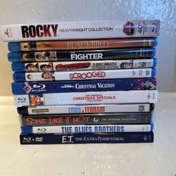 Blu Ray Movies $10 each or 11 for $85