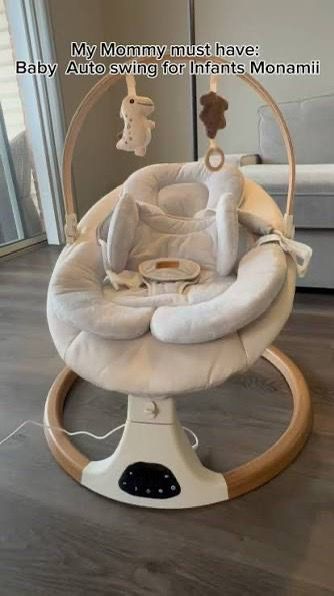 Monamii Baby Swing in Tan