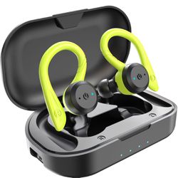 APEKX Bluetooth Headphones True Wireless Earbuds With Charging Case IPX7.