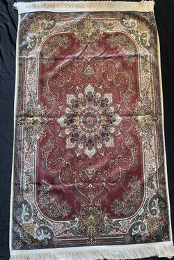 Turkish Silky Rug For Wall Or Decoration 