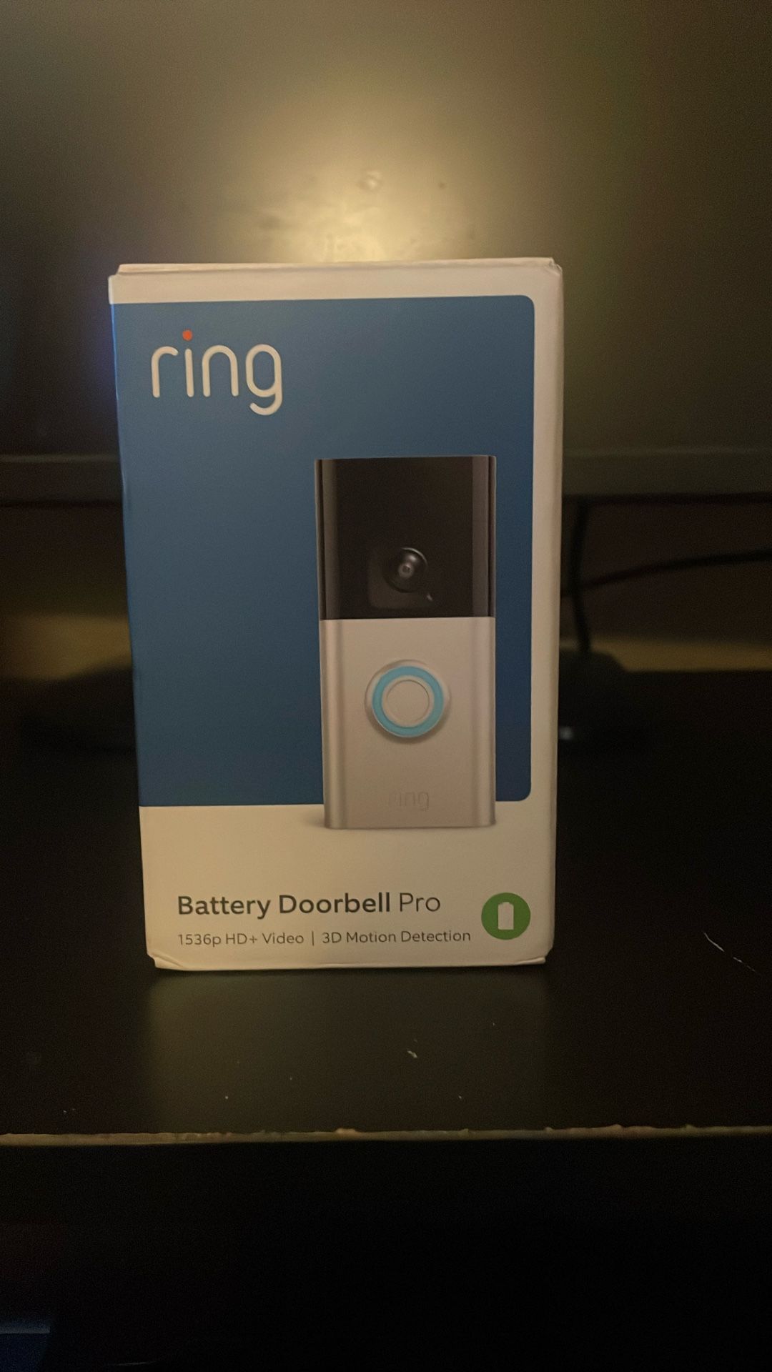 Battery Ring Doorbell 1536 Hd Video Pro