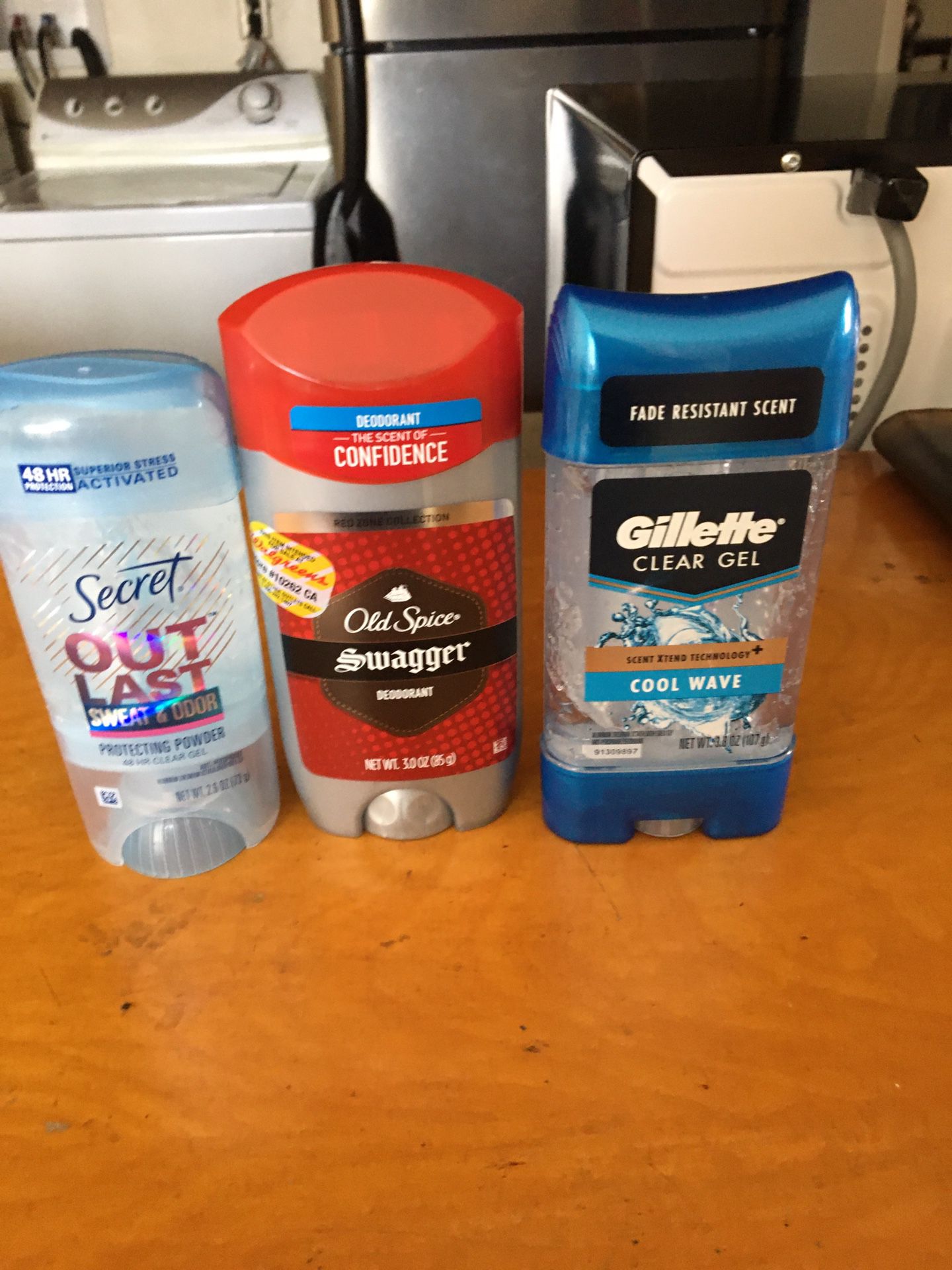 Gillette and old spice and secret