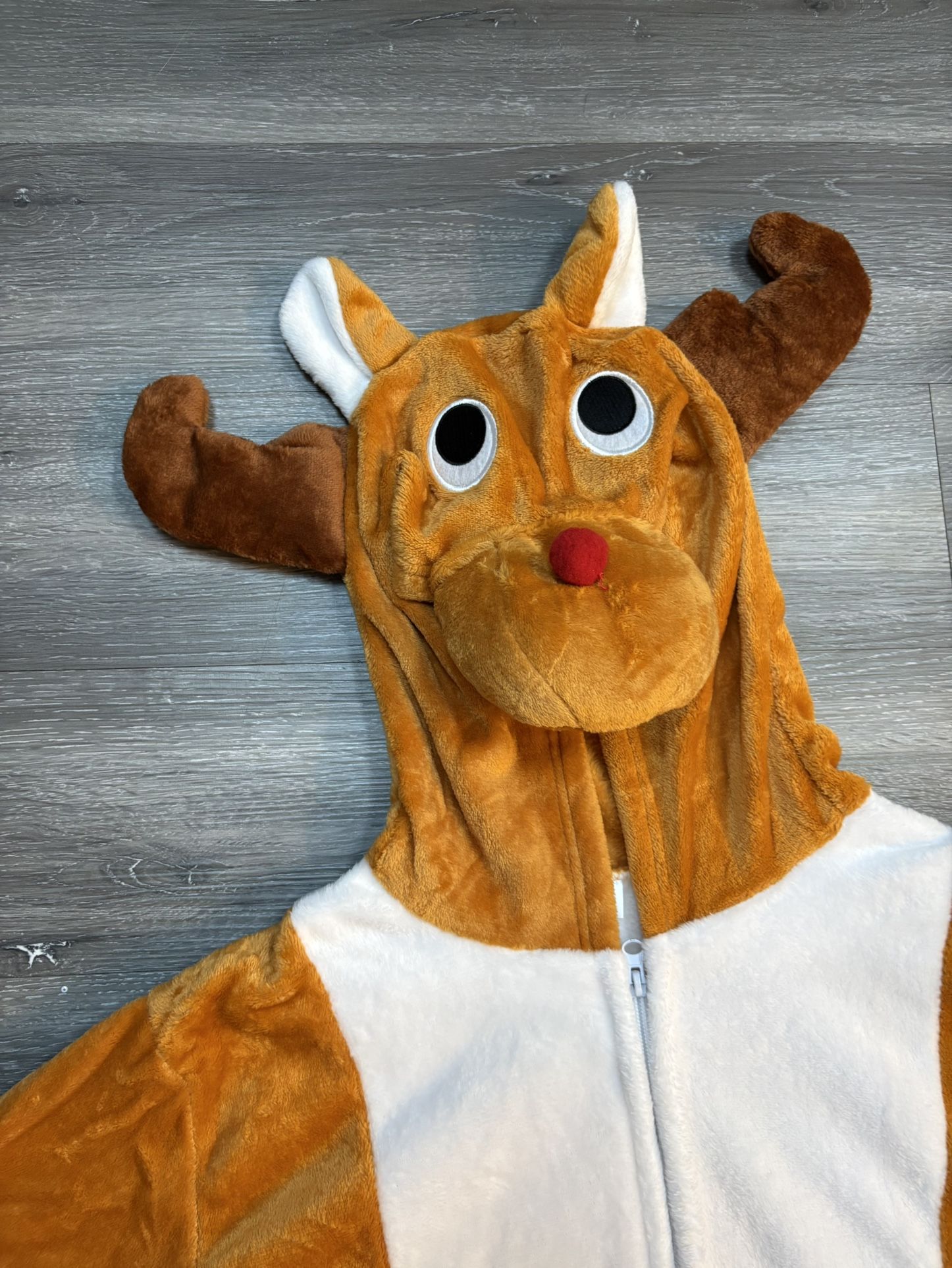 Silly Raindeer Christmas Pajamas Adult Size Small