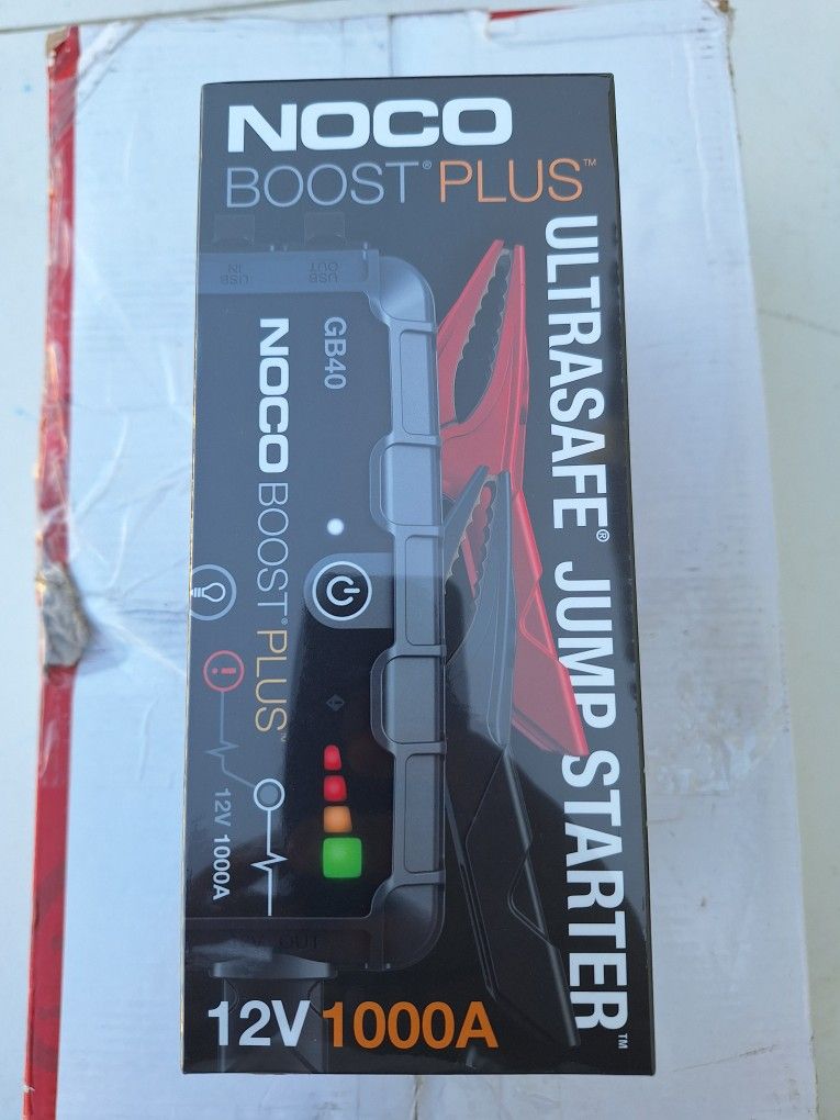 NOCO Boost Plus GB40 1000A 12V UltraSafe Portable Lithium Jump Starter

