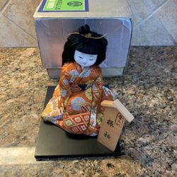 Vintage Japanese Doll Kimono Kimekomi Geisha Maiko Traditional Folk Craft Japan