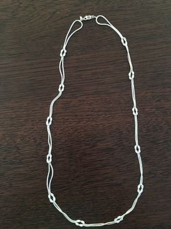 Long Chain Necklace. Collar Cadena Larga
