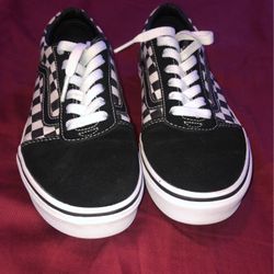 Vans Ward Checkered Youth Size 4