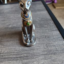 ($25) Gold Colored Statue Of Bastet