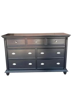 Vintage Black Dresser