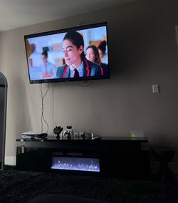 70in/80in TV Stand with Fireplace Up to 80" TVs/90" TVs, High Gloss LED Fireplace TV Stand Entertainment Center for 70/75+/80/90 inch TV, Modern Media