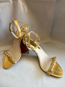 Michael Kors Gold Stiletto Shoes