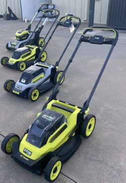 New Lawnmowers For Sale Brands Like Ryobi, Echo cub Cadet, Troy Bilt And Craftsman Check Description For Details