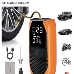 Tire Inflator Portable Air Compressor - Brand New