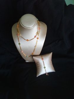 Delicate Flower Fashion Jewelry Set 