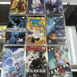 PlayStation Psp Games $20-$55 Each Gamehogs 11am-7pm