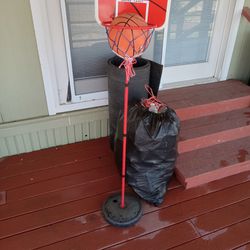 Kids Portable Basketball Hoop Adjustable Height Indoor Outdoor