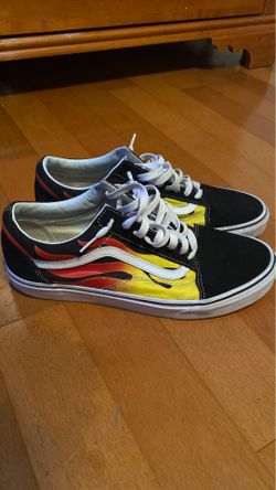Old School Flame Vans