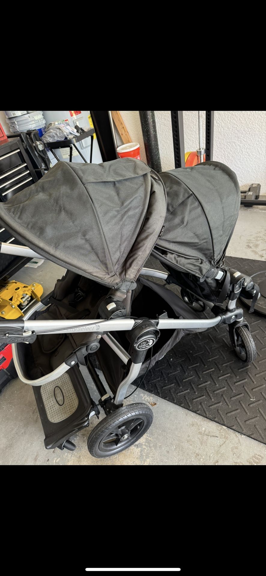 Baby Jogger City Select Single To Double With Skateboard